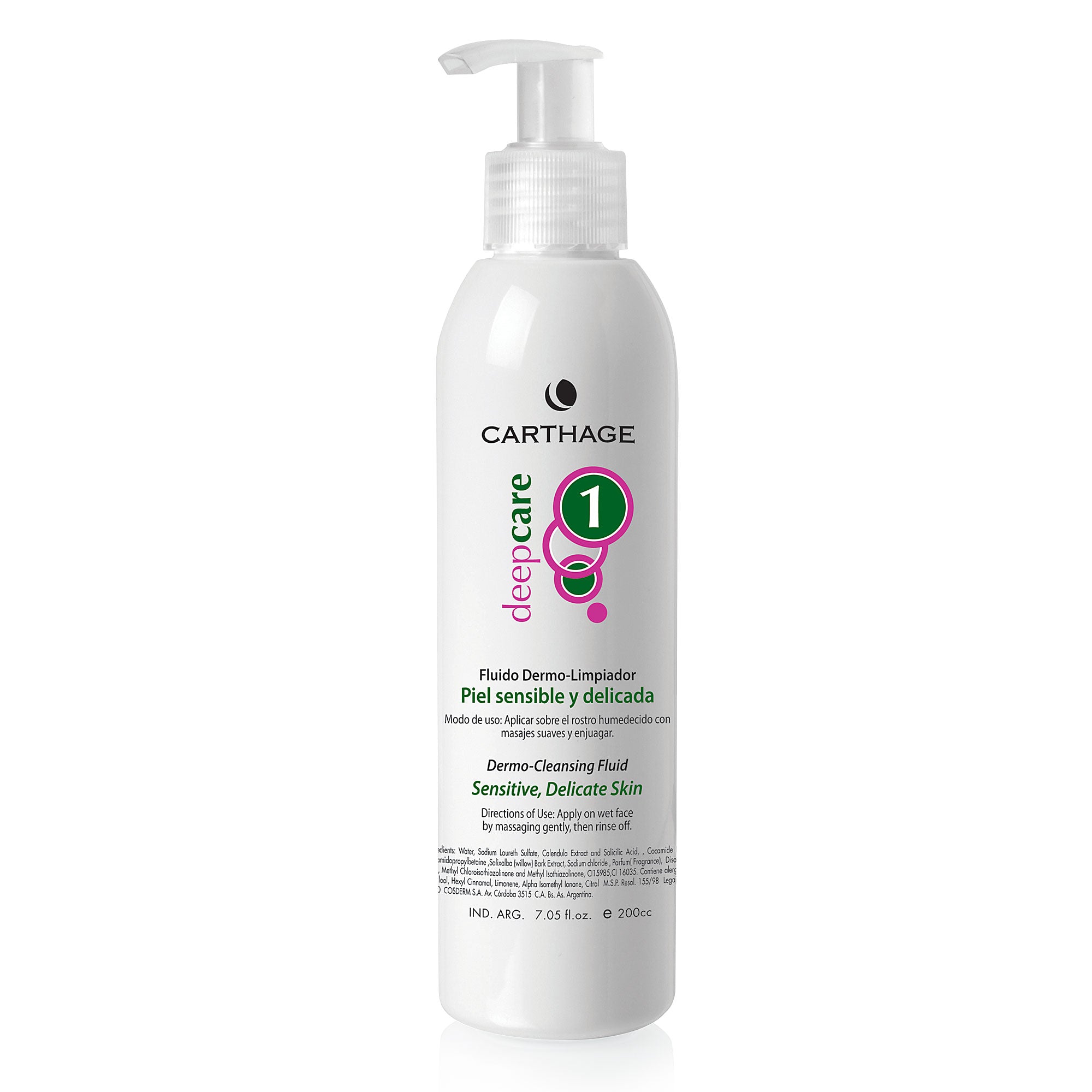 DEEP FLUIDO DERMO LIMPIADOR 200 ML CARTHAGE
