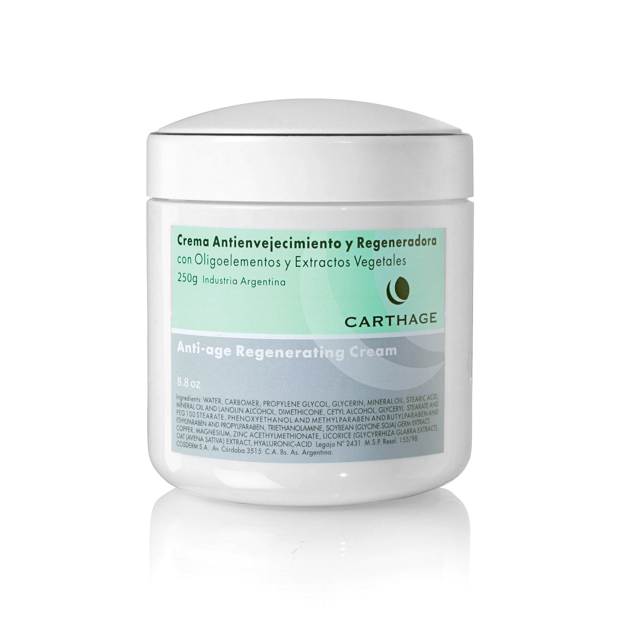 CREMA ANTIENVEJECIMIENTO 250 GRS CARTHAGE