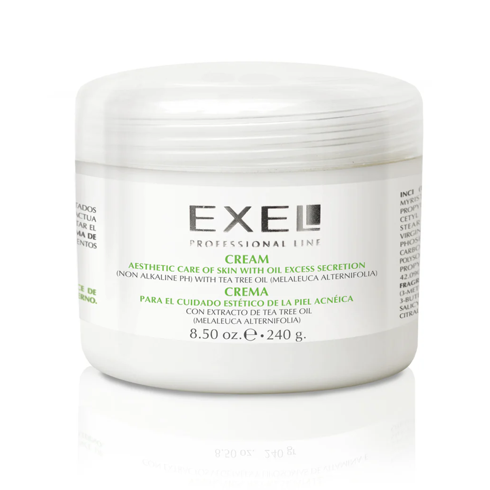 CREMA CUIDADO PIEL ACNEICA TEA TREE OIL 240 GRS EXEL