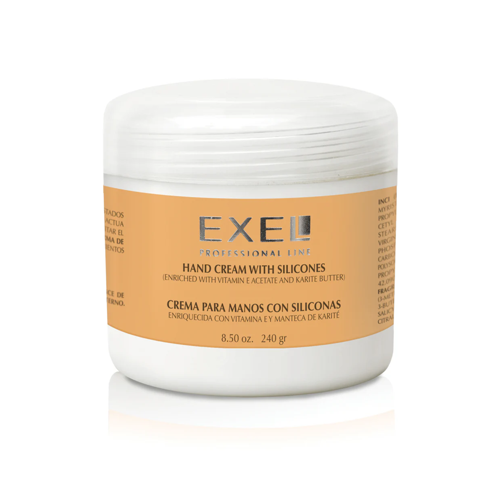 CREMA PARA MANOS CON MANTECA DE KARITE 240 GRS EXEL