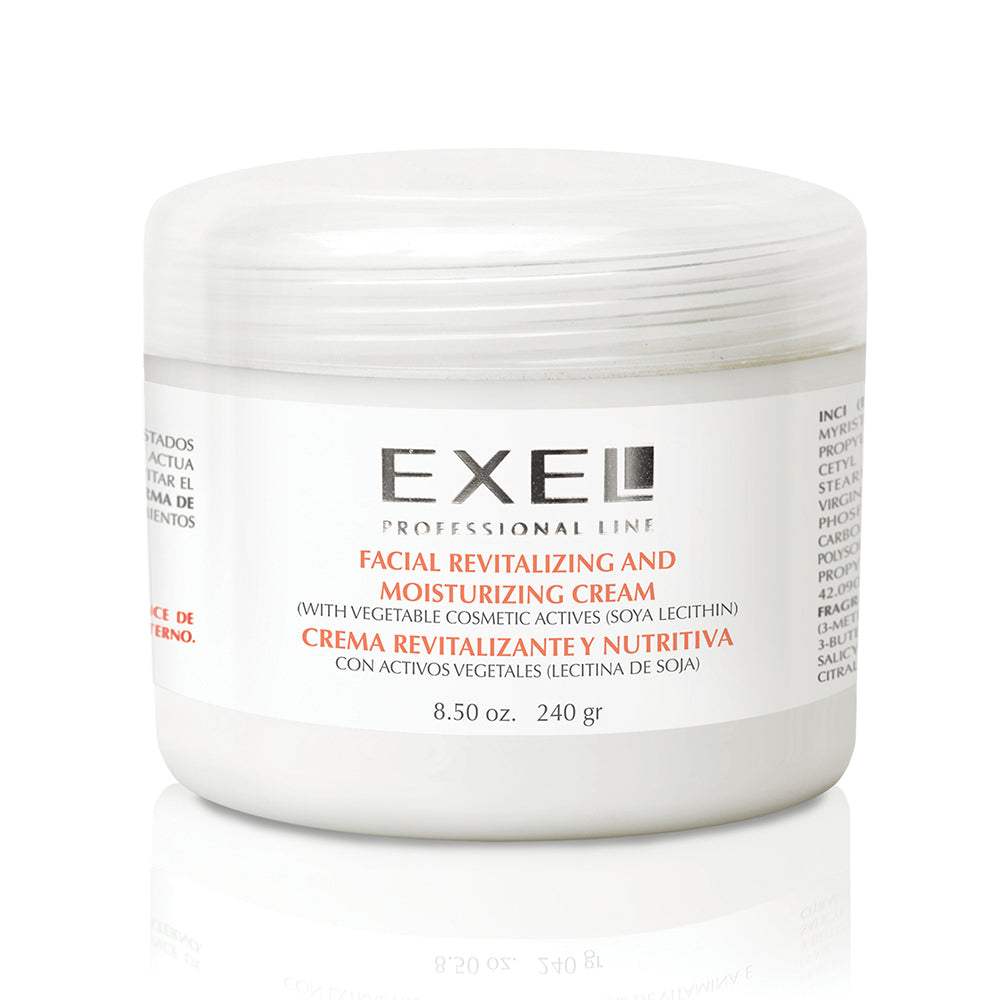 CREMA REVITALIZANTE Y NUTRITIVA CON LECITINA DE SOJA 240 GRS EXEL