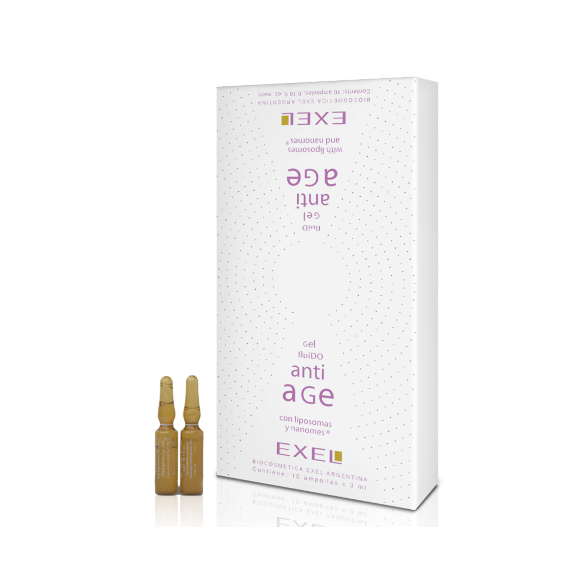 GEL FLUIDO ANTIAGE AMPOLLAS 10X3 ML EXEL
