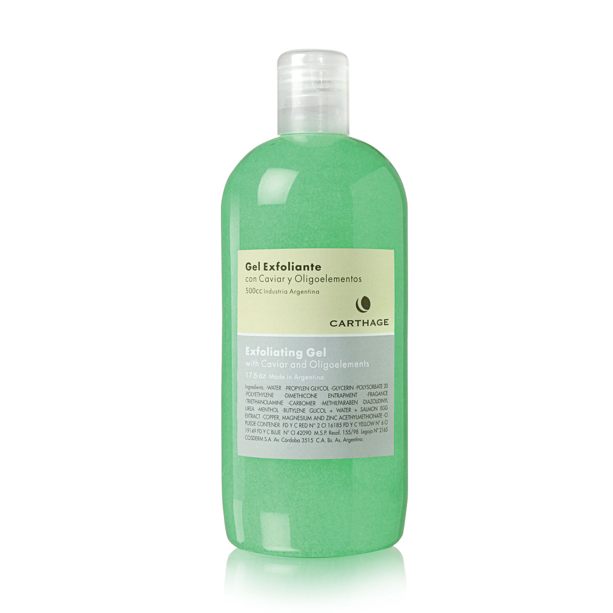GEL EXFOLIANTE CAVIAR 500 GRS CARTHAGE