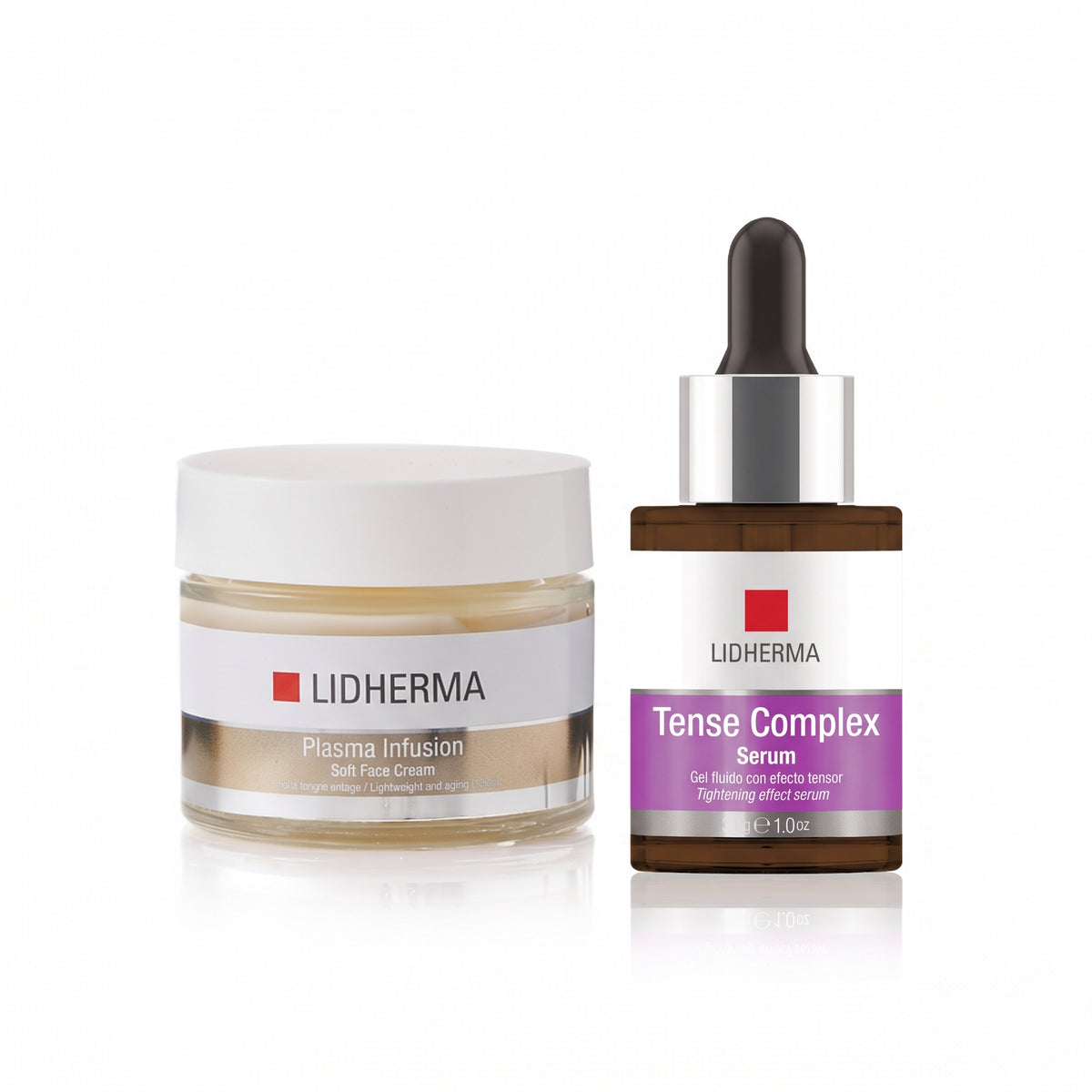 PLASMA FACE SOFT CREAM 50 GRS + TENSE COMPLEX FIRMING SERUM 30 GRS