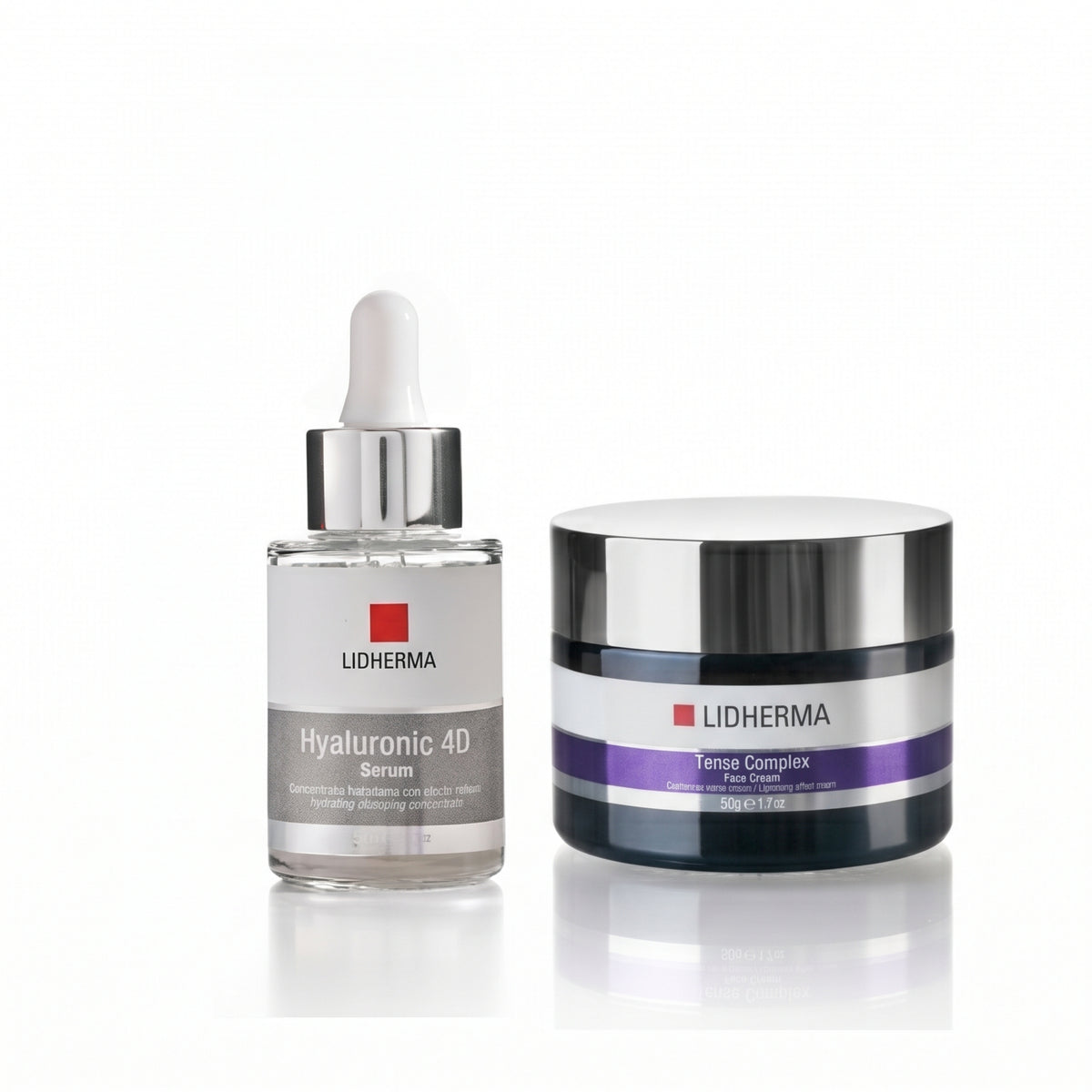 TENSE COMPLEX FACE CREAM 50 GRS + HYALURONIC 4D SERUM 3O ML