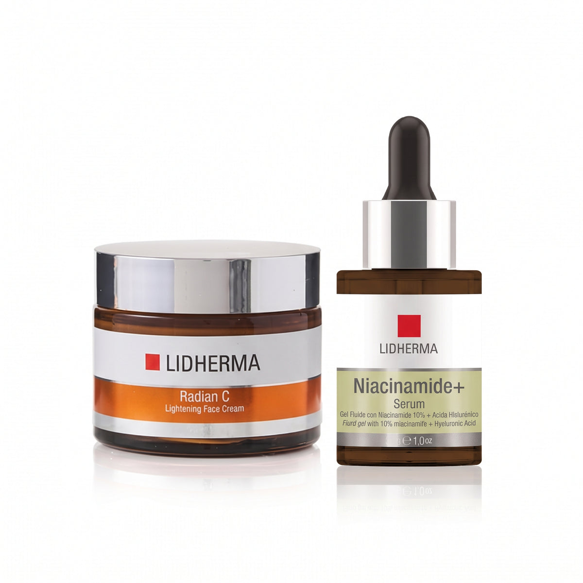NIACINAMIDE SERUM 30GRS + RADIAN C LIGHTTENING FACE 50 ML