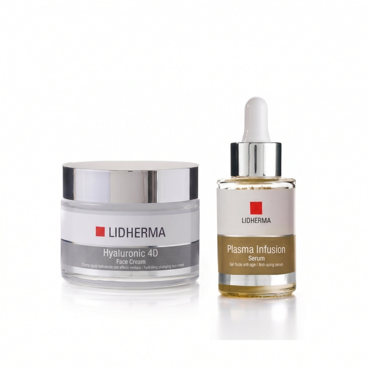 HYALURONIC 4D FACE CREAM 50 GRS + PLASMA INFUSION SERUM 30 ML