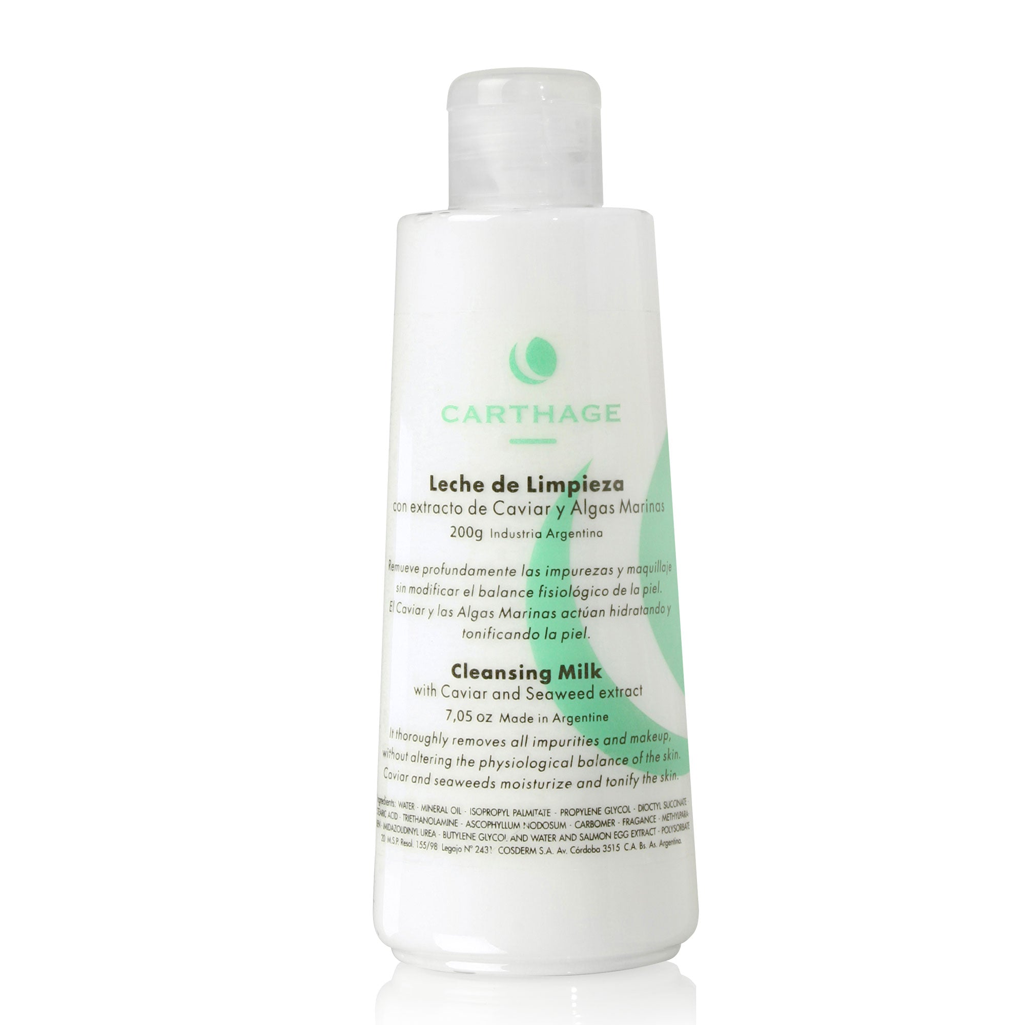 LECHE LIMPIEZA CAVIAR X 200 ML - CARTHAGE