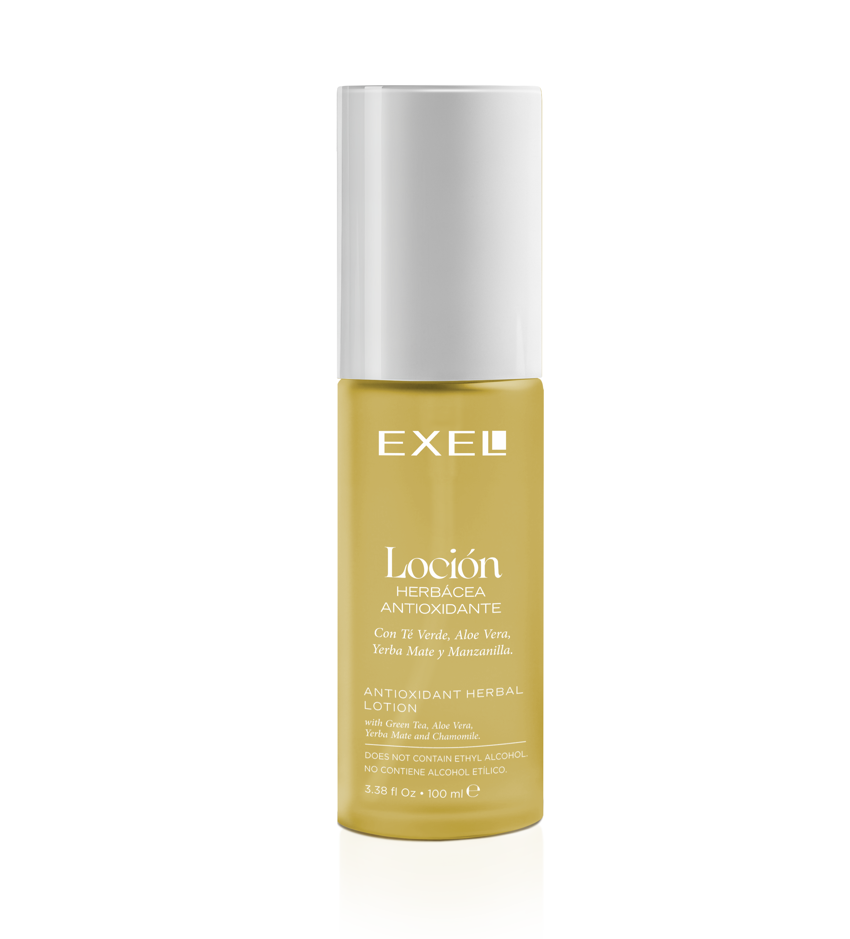 LOCIÓN HERBACEA ANTIOXIDANTE CON TE VERDE, ALOE VERA, YERBA MATE Y MANZANILLA 100 ML EXEL