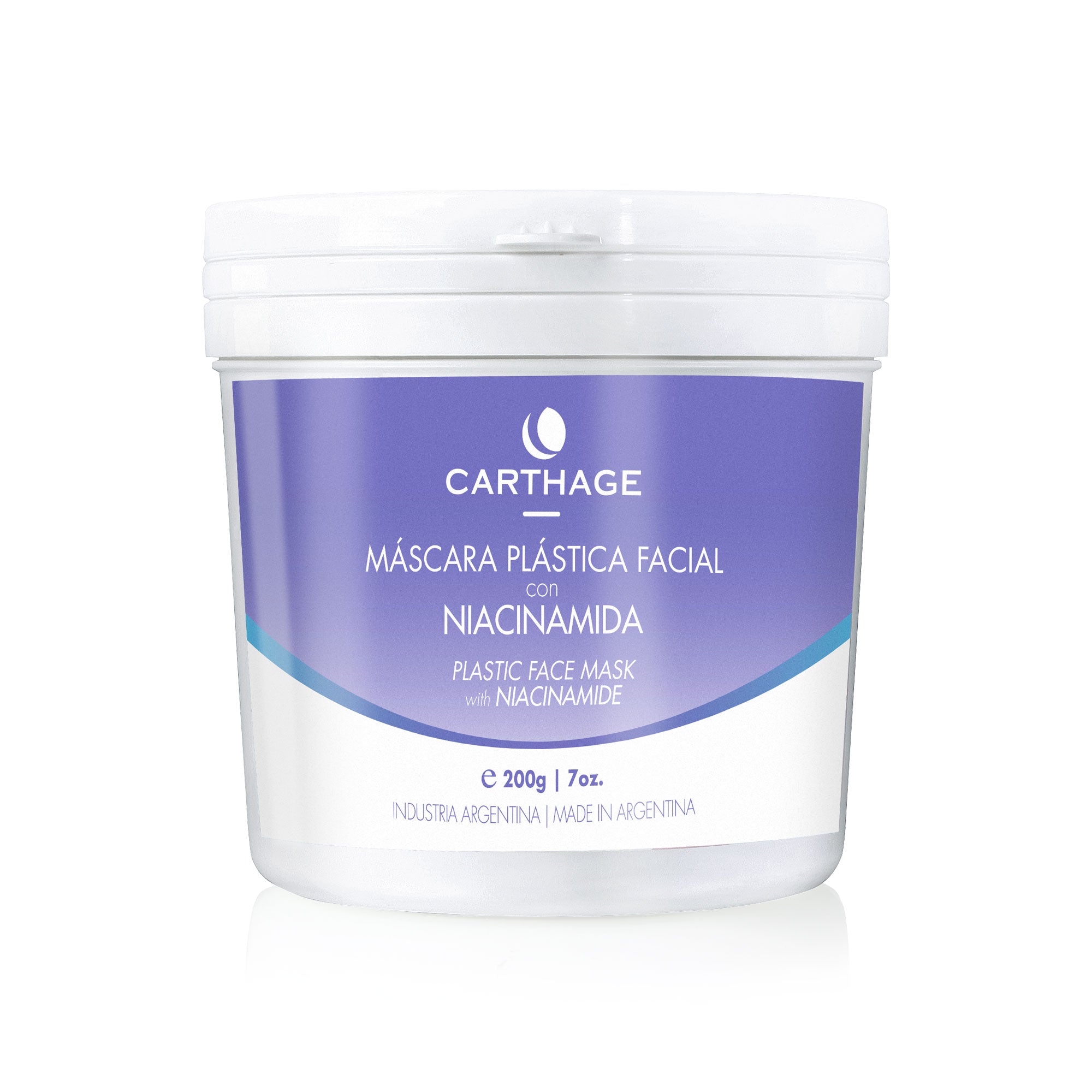 MASCARA PLASTICA CON NIACINAMIDA 200 GRS CARTHAGE