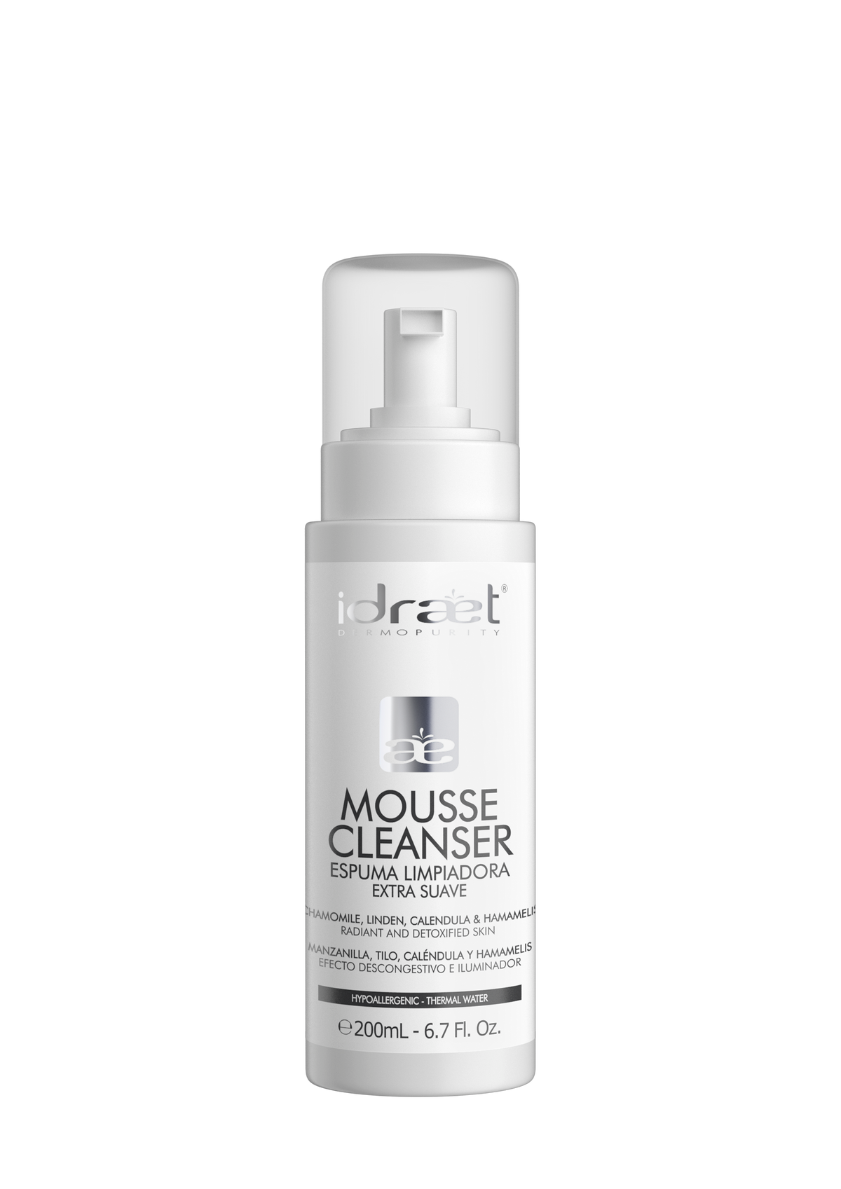 MOUSSE CLEANSER 200 ML IDRAET