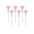 PINCEL ABANICO ROSA LARGO ACCESORIOS