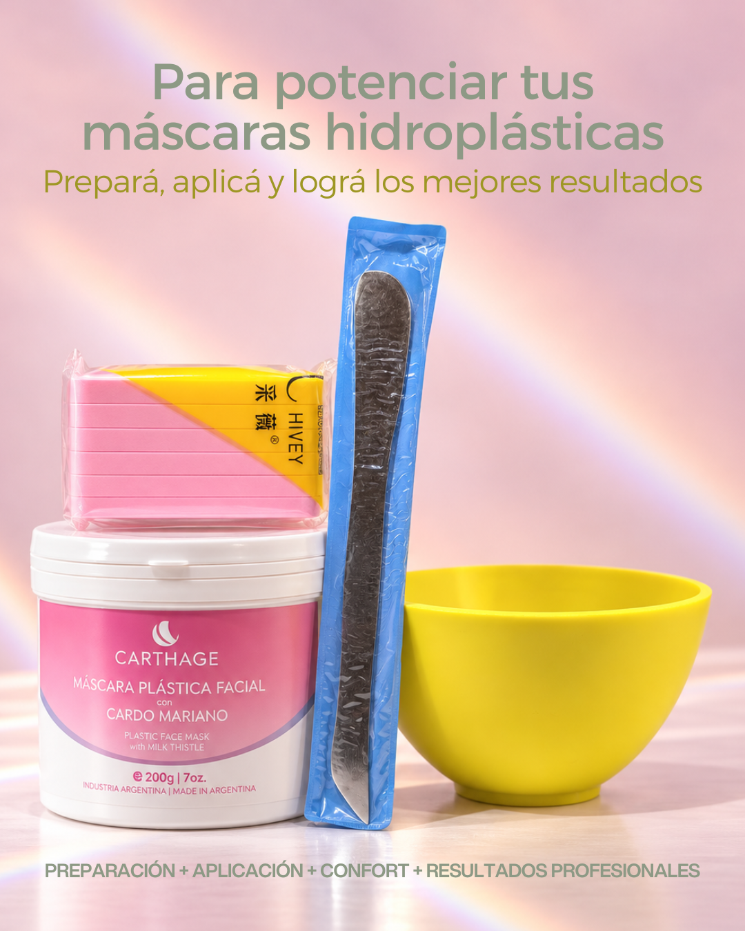 SET MASCARAS HIDROPLASTICAS