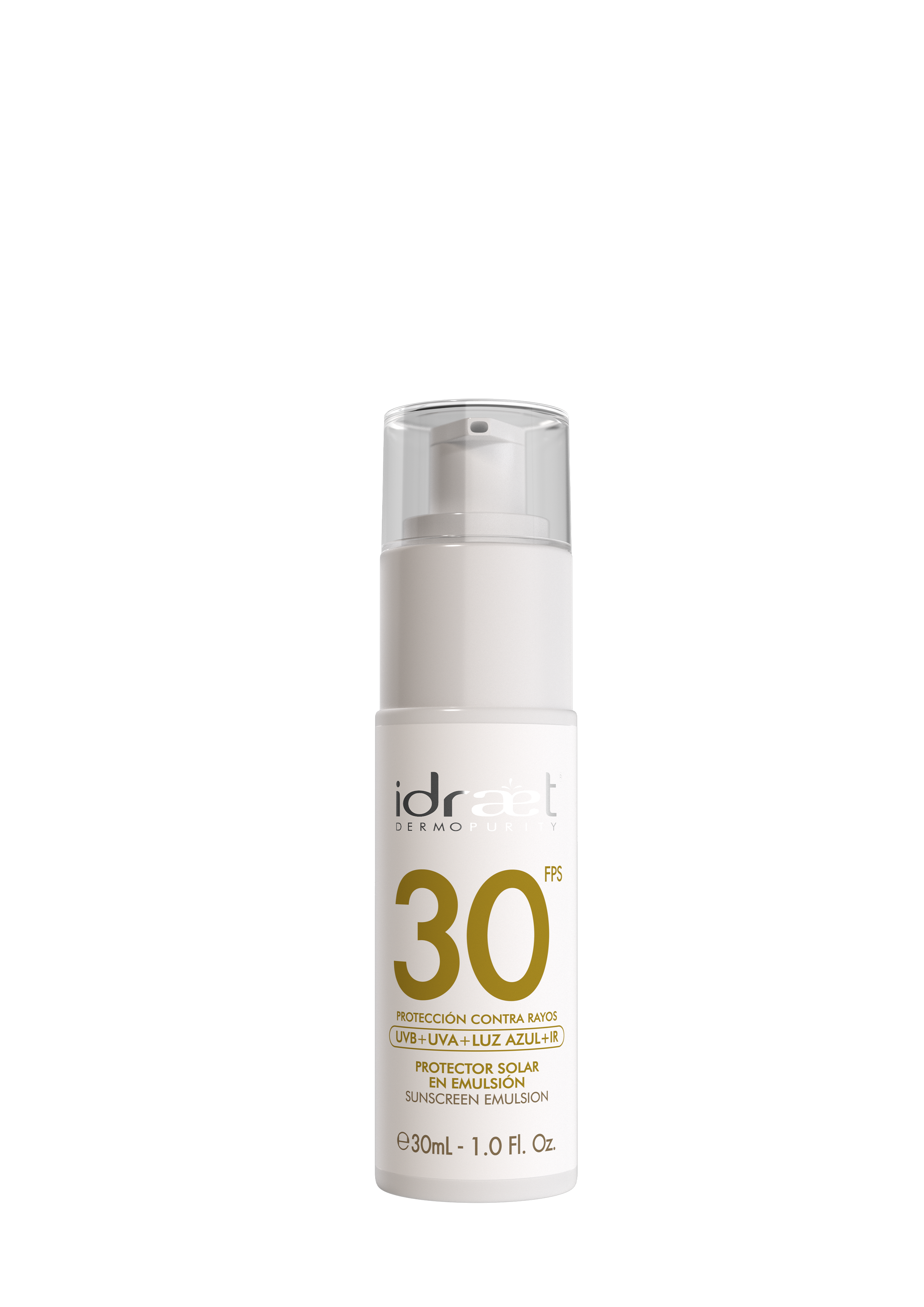 SPF 30 SIN COLOR X 30 ML TRAVEL IDRAET