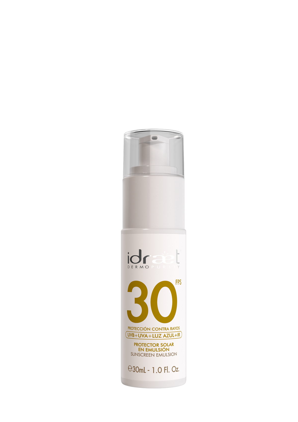 SPF 30 SIN COLOR 30 ML IDRAET
