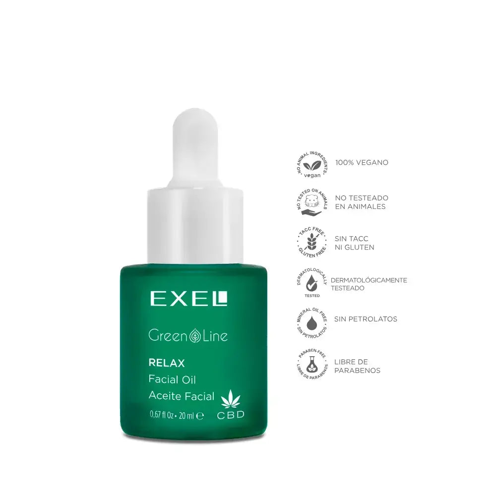 ACEITE FACIAL CON CBD Y ACEITE DE MORINGA 20 ML EXEL