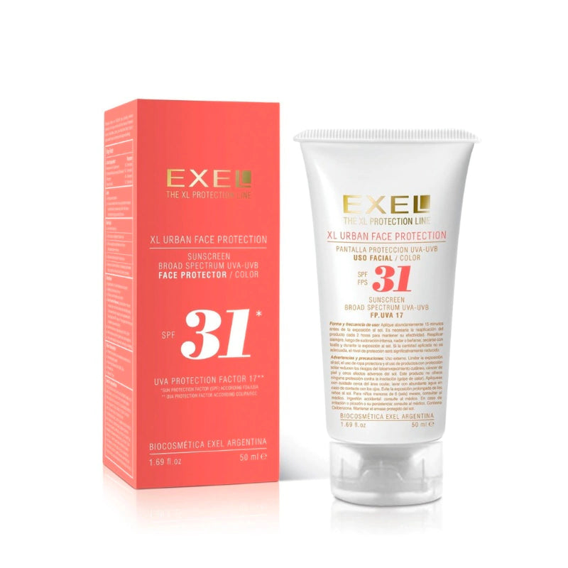 XL URBAN FACE PROTECTOR SPF 31 COLOR X 50 ML - EXEL