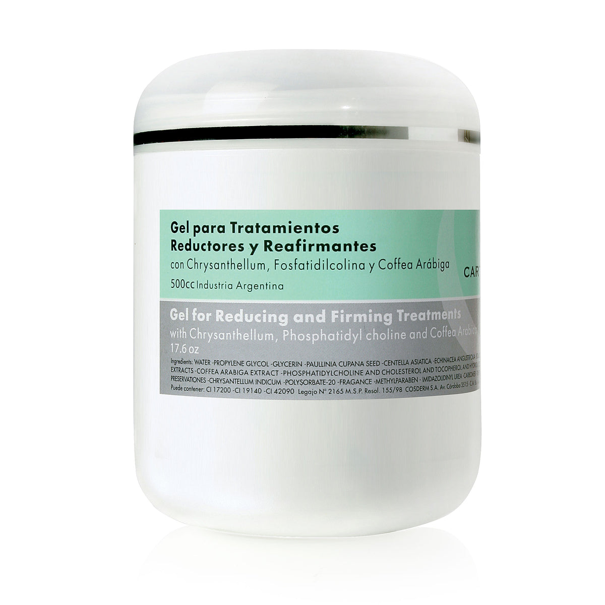 GEL PARA TRATAMIENTOS REDUCTORES Y REAFIRMANTES 500 GRS - CARTHAGE